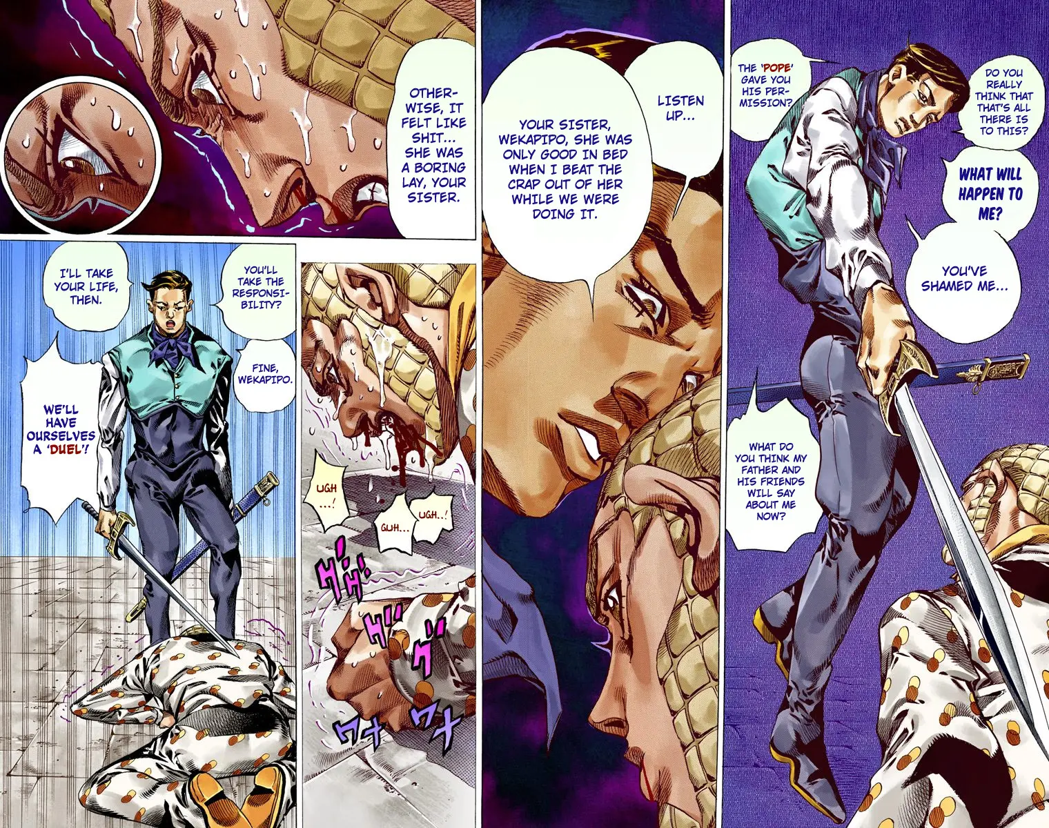 JoJo's Bizarre Adventure Steel Ball Run Colored Manga, chapter 51, page 12
