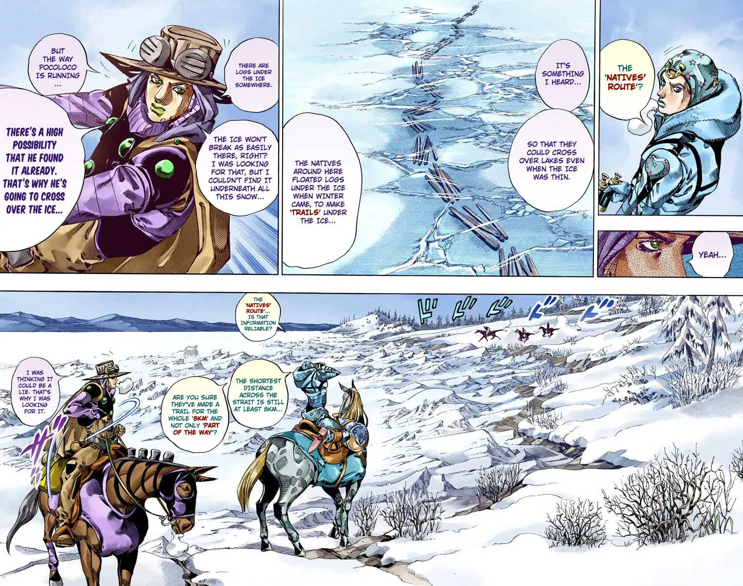 JoJo's Bizarre Adventure Steel Ball Run Colored Manga, chapter 51, page 37