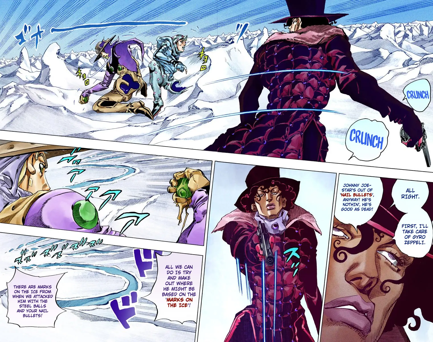 JoJo's Bizarre Adventure Steel Ball Run Colored Manga, chapter 53, page 19
