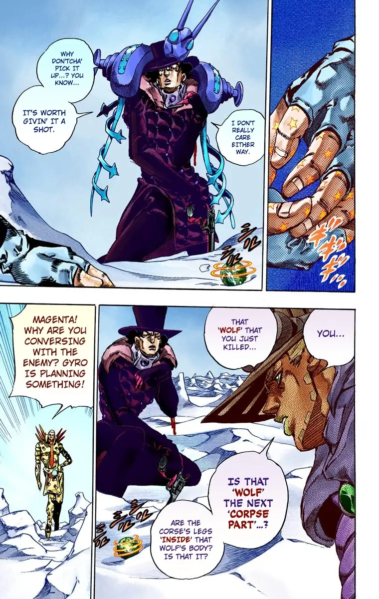 JoJo's Bizarre Adventure Steel Ball Run Colored Manga, chapter 53, page 32