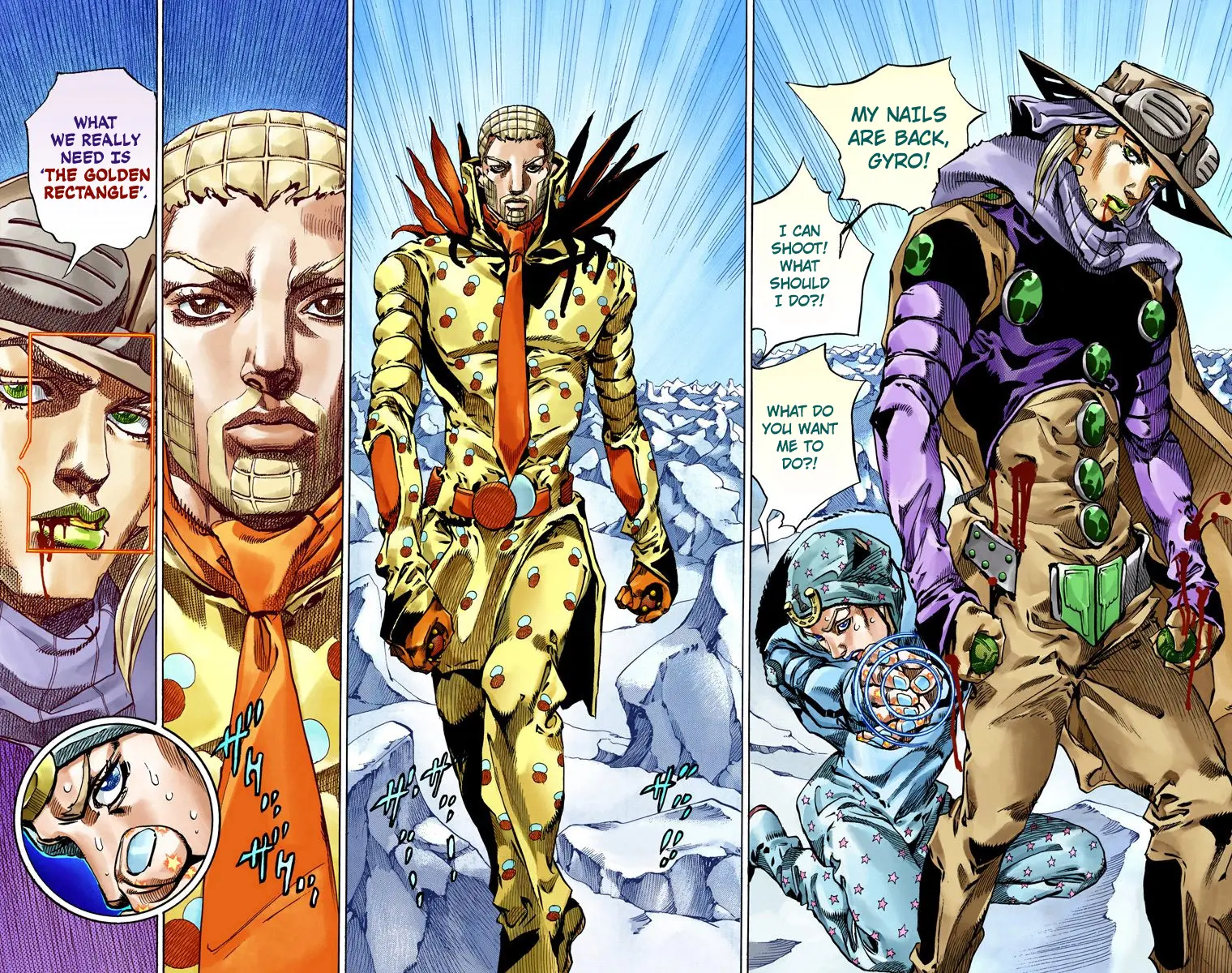 JoJo's Bizarre Adventure Steel Ball Run Colored Manga, chapter 54, page 4
