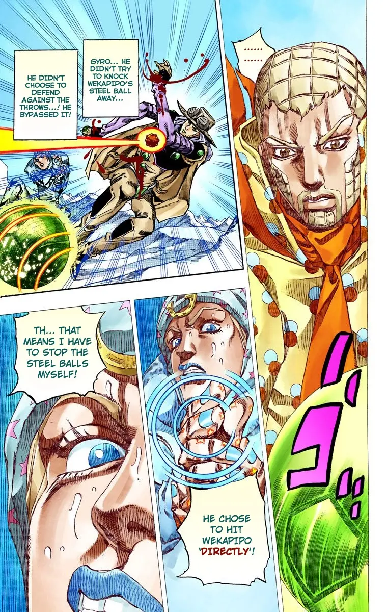 JoJo's Bizarre Adventure Steel Ball Run Colored Manga, chapter 54, page 9