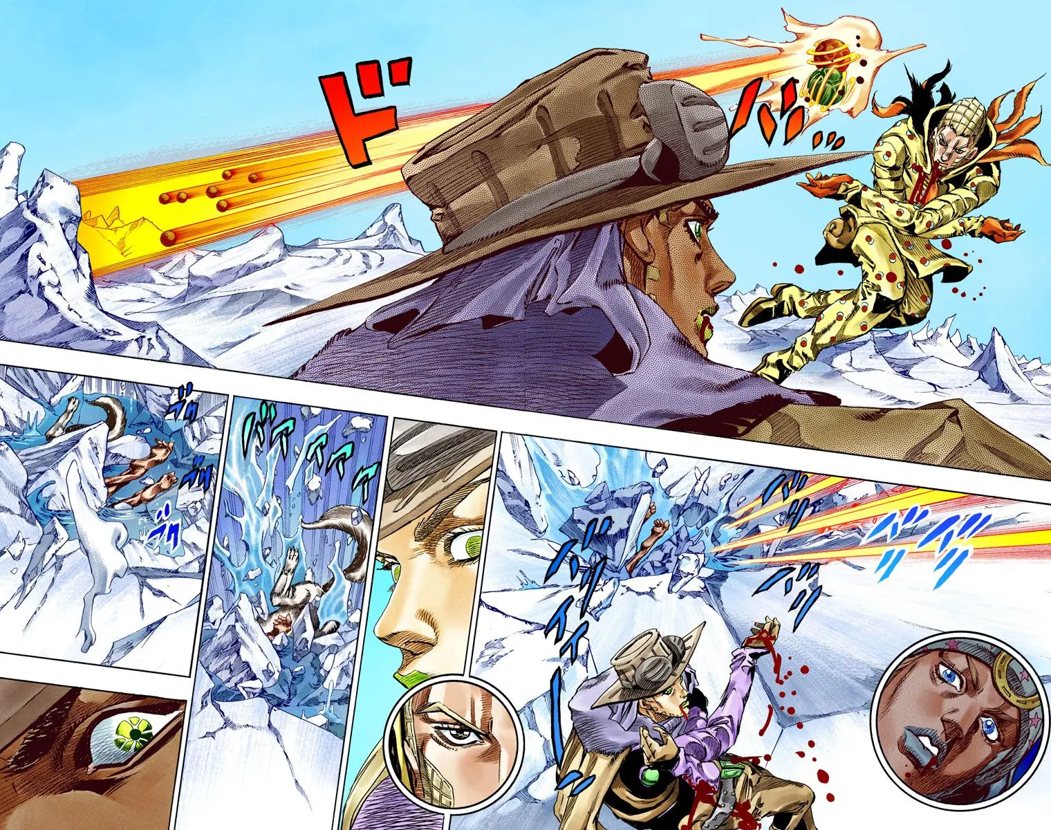 JoJo's Bizarre Adventure Steel Ball Run Colored Manga, chapter 54, page 20