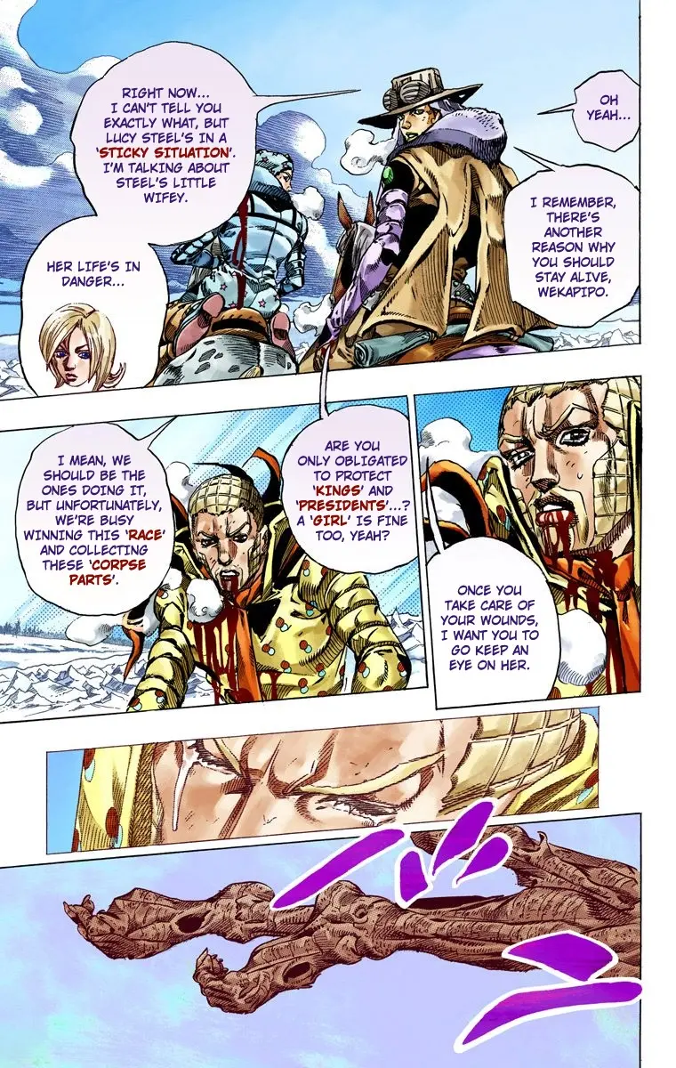 JoJo's Bizarre Adventure Steel Ball Run Colored Manga, chapter 54, page 45