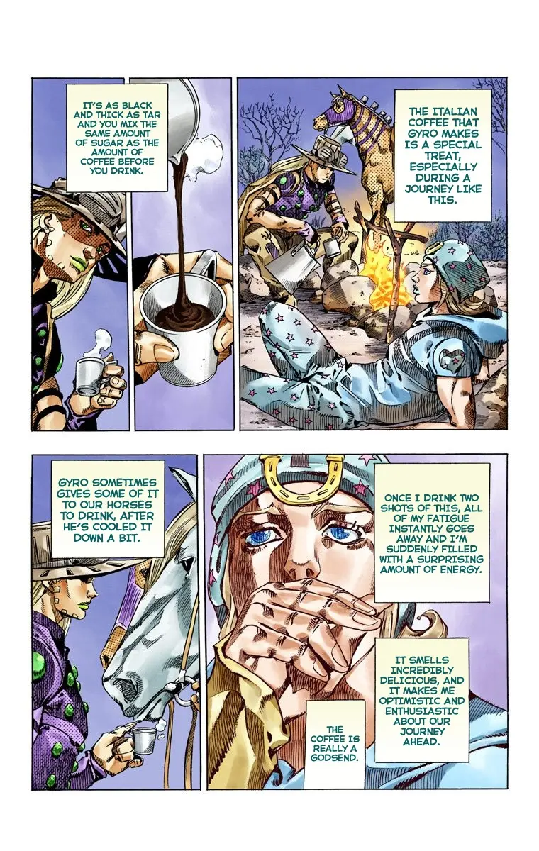 JoJo's Bizarre Adventure Steel Ball Run Colored Manga, chapter 55, page 7