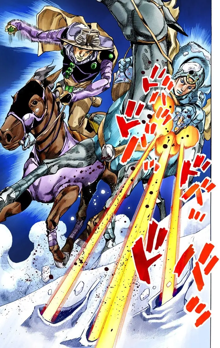 JoJo's Bizarre Adventure Steel Ball Run Colored Manga, chapter 55, page 18