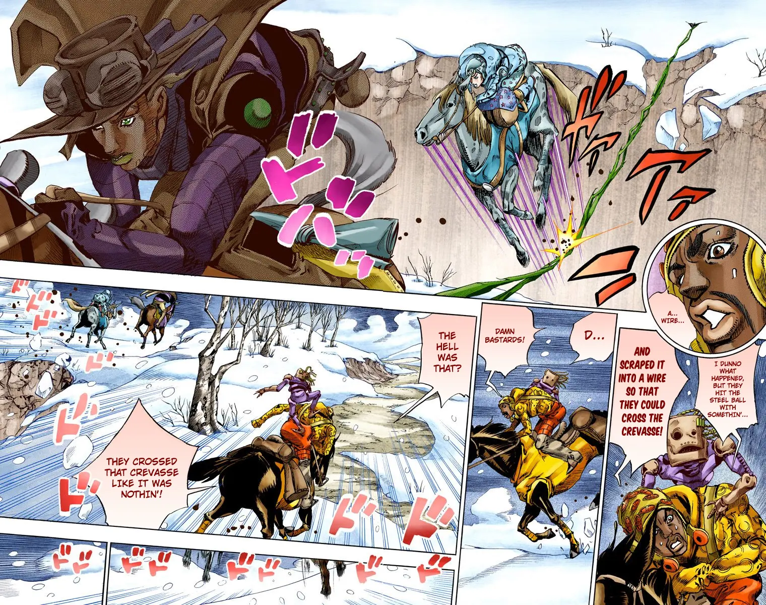 JoJo's Bizarre Adventure Steel Ball Run Colored Manga, chapter 55, page 23