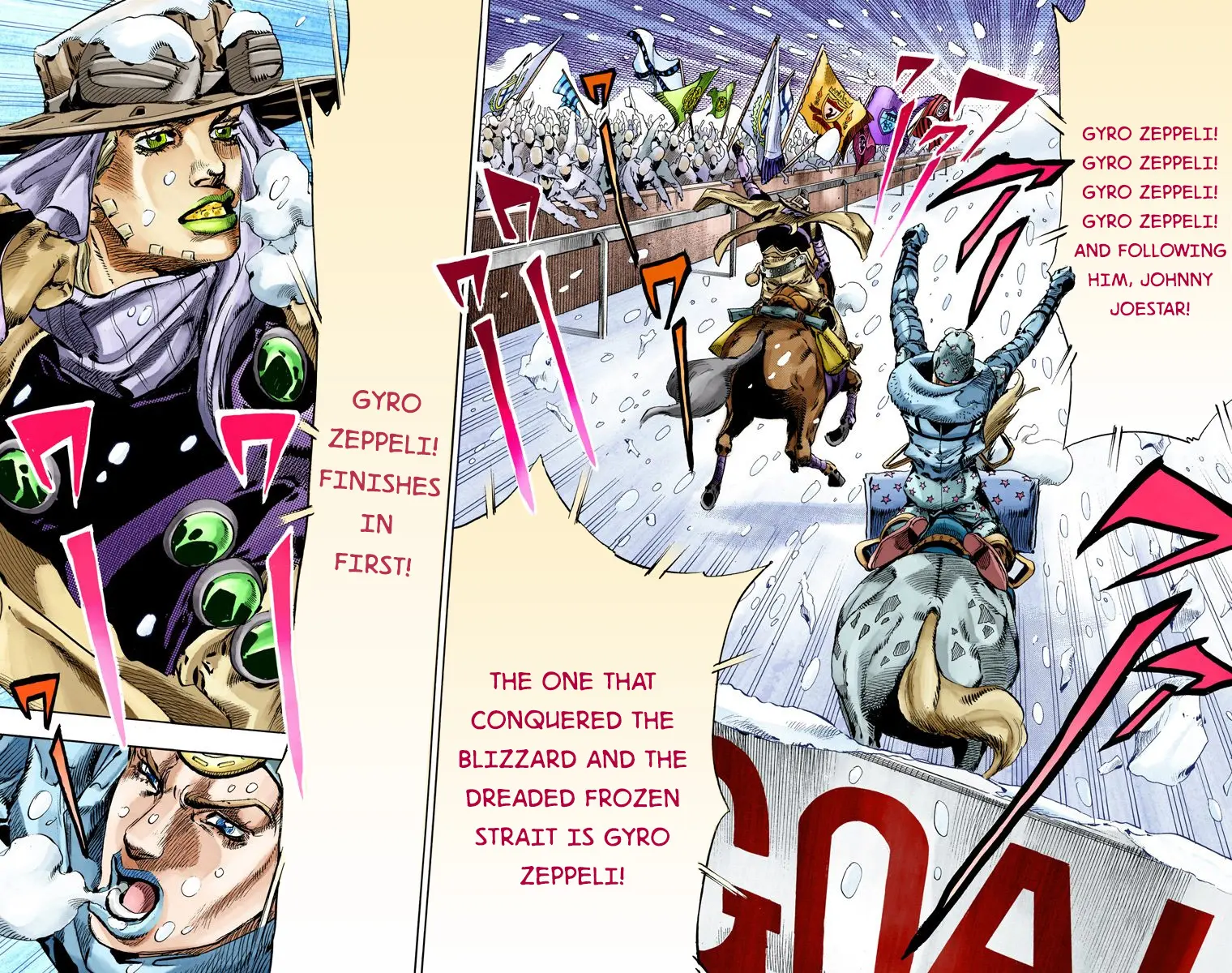 JoJo's Bizarre Adventure Steel Ball Run Colored Manga, chapter 55, page 25
