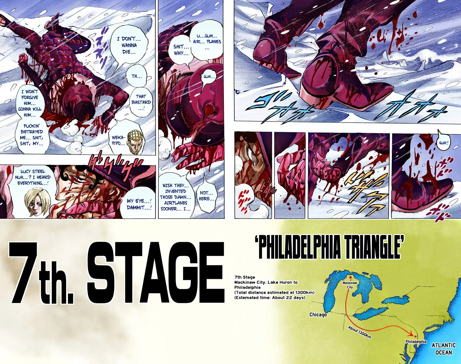 JoJo's Bizarre Adventure Steel Ball Run Colored Manga, chapter 55, page 27
