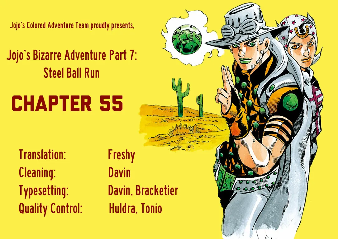 JoJo's Bizarre Adventure Steel Ball Run Colored Manga, chapter 55, page 30