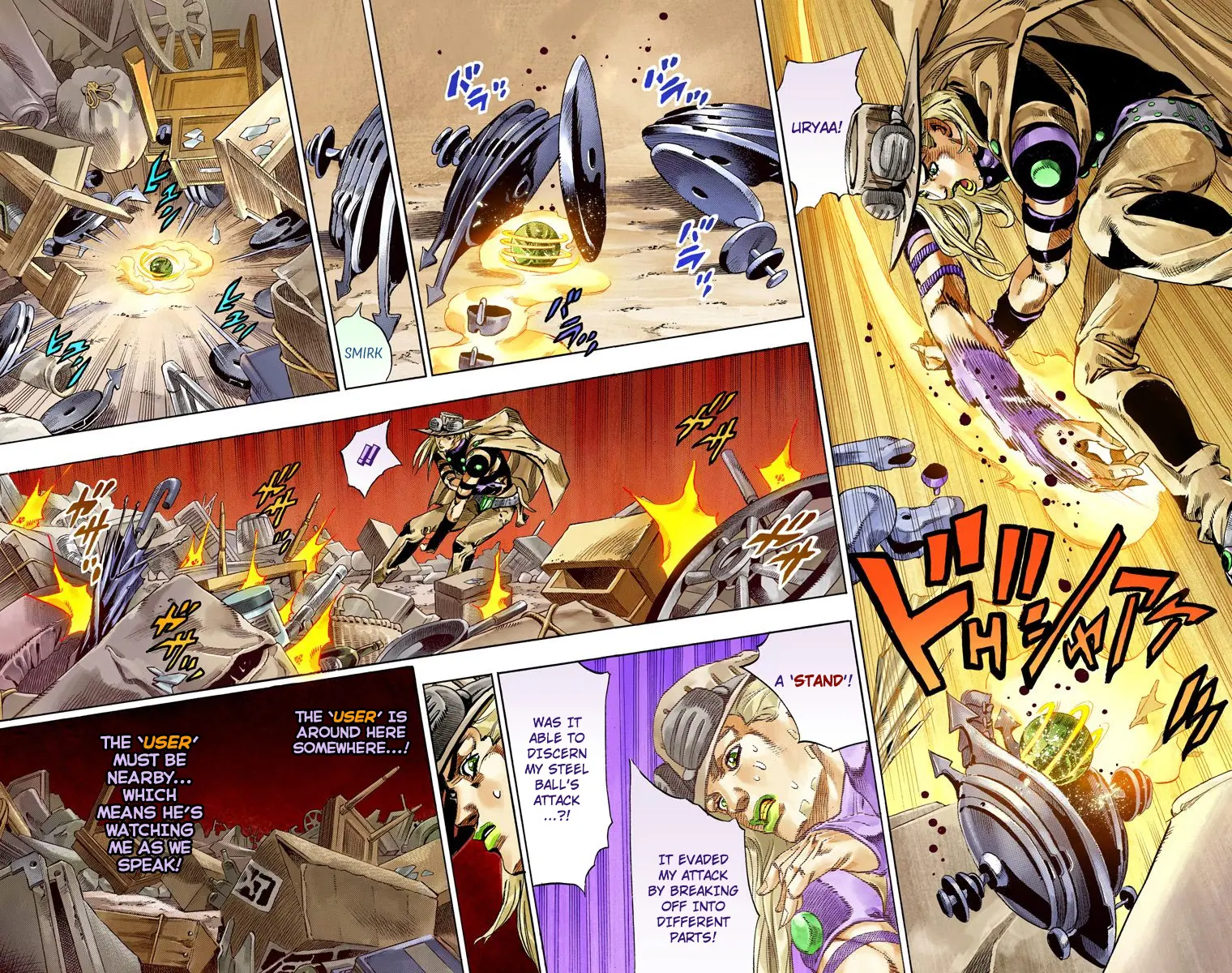 JoJo's Bizarre Adventure Steel Ball Run Colored Manga, chapter 57, page 11