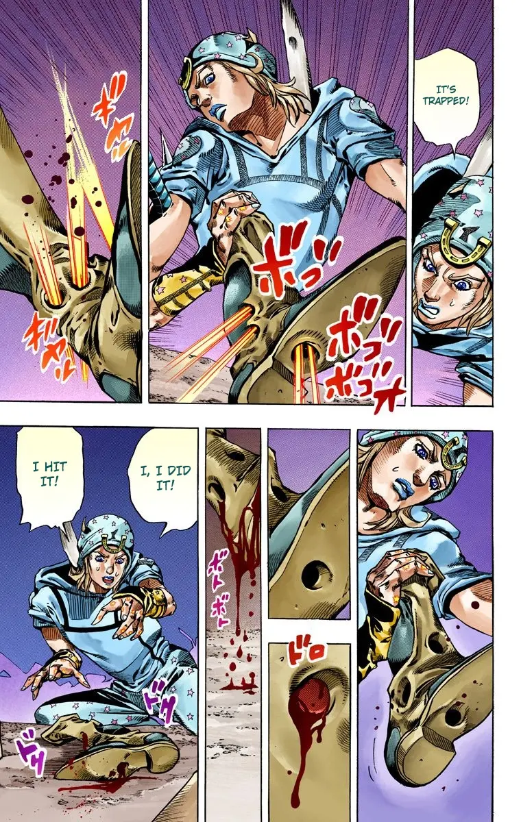 JoJo's Bizarre Adventure Steel Ball Run Colored Manga, chapter 57, page 38
