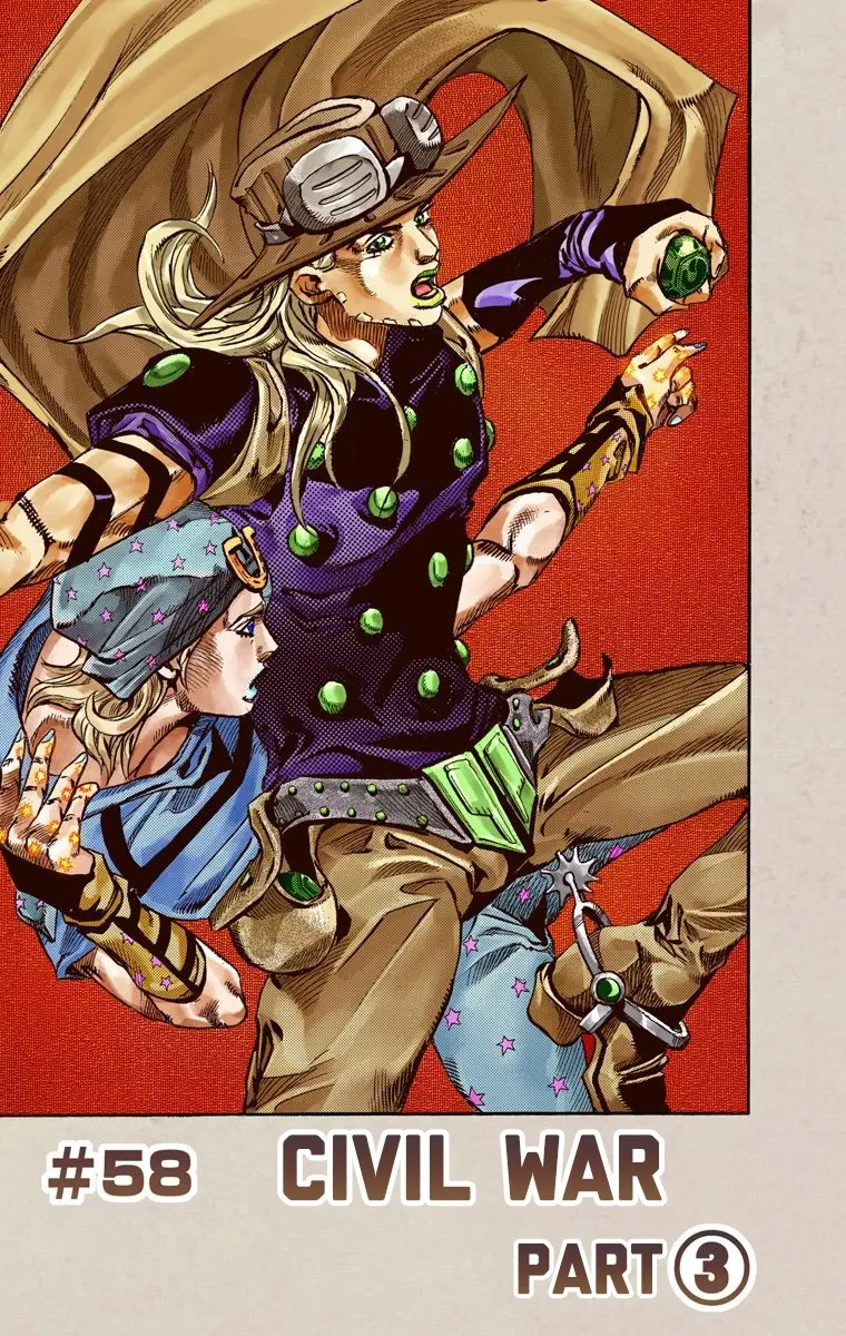 JoJo's Bizarre Adventure Steel Ball Run Colored Manga, chapter 58, page 2