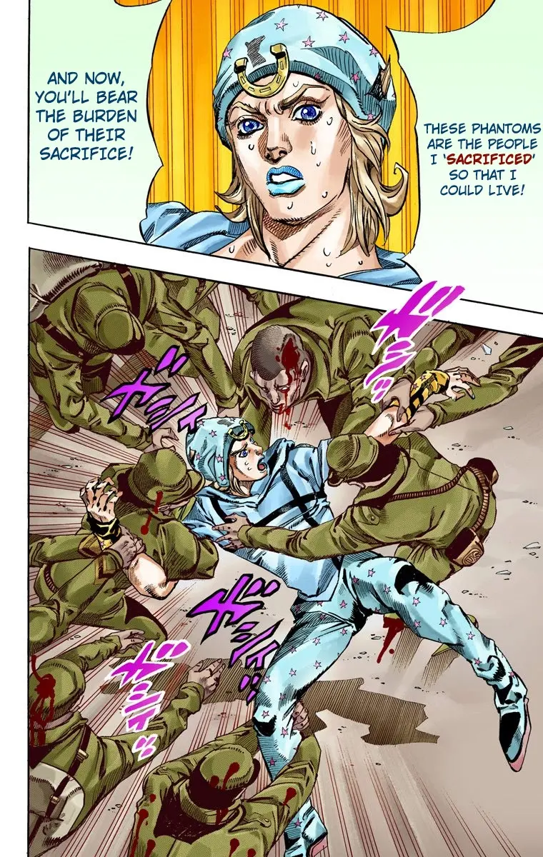 JoJo's Bizarre Adventure Steel Ball Run Colored Manga, chapter 58, page 40