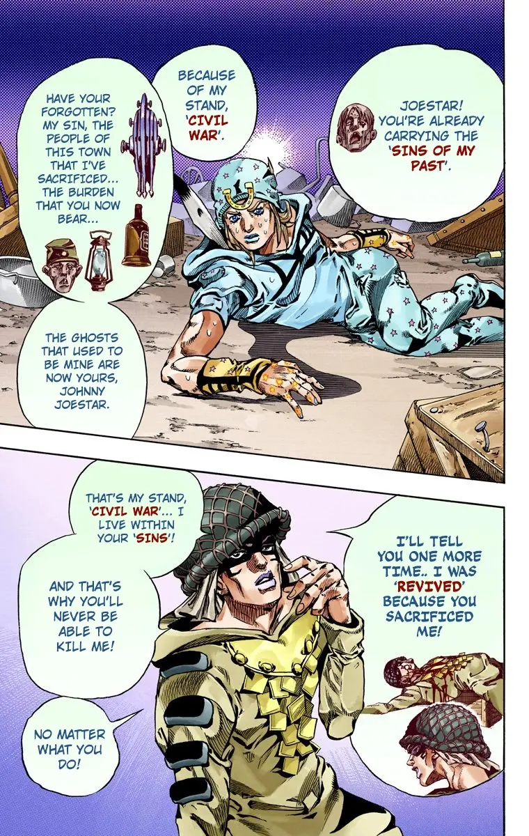JoJo's Bizarre Adventure Steel Ball Run Colored Manga, chapter 59, page 23