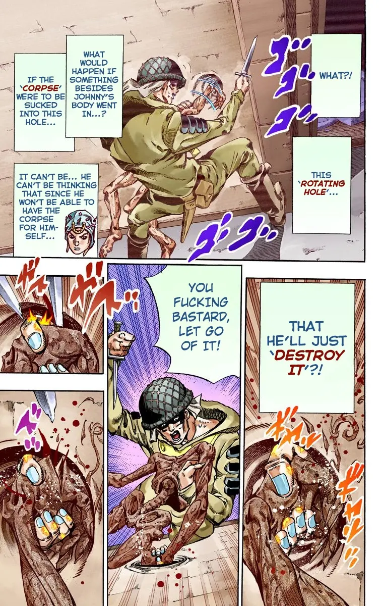 JoJo's Bizarre Adventure Steel Ball Run Colored Manga, chapter 59, page 34