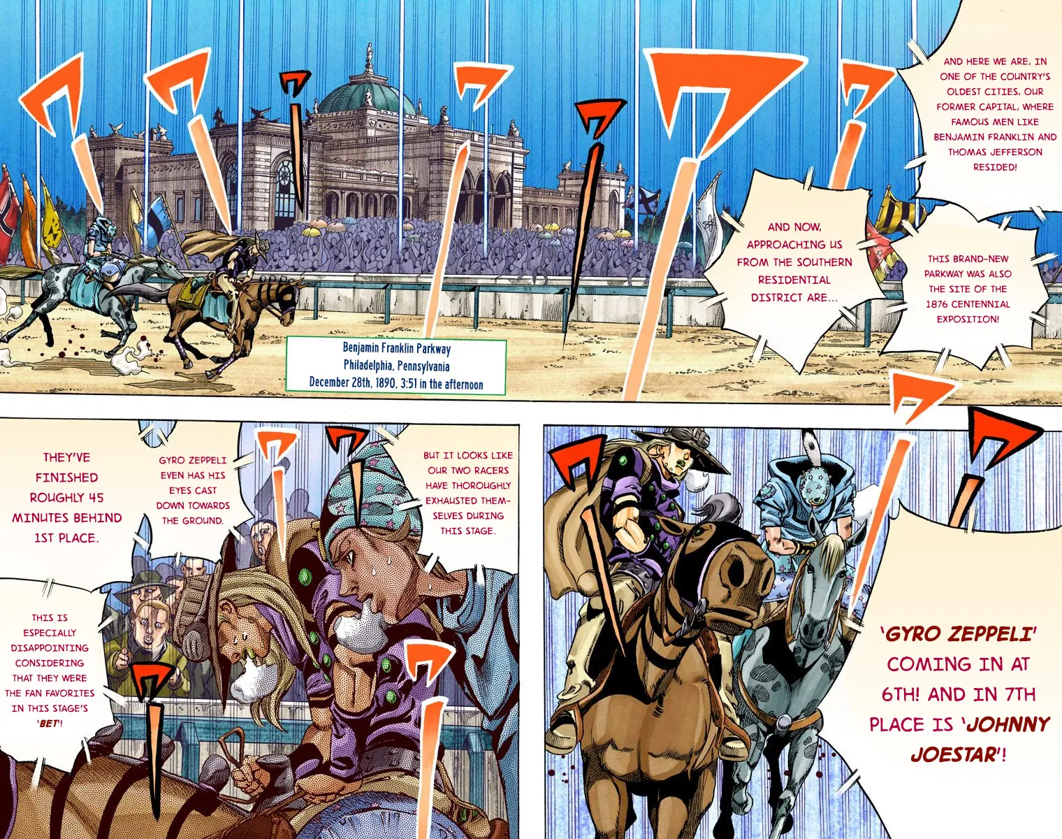 JoJo's Bizarre Adventure Steel Ball Run Colored Manga, chapter 60, page 5