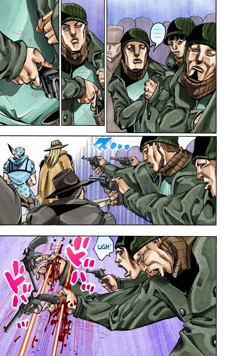 JoJo's Bizarre Adventure Steel Ball Run Colored Manga, chapter 60, page 7