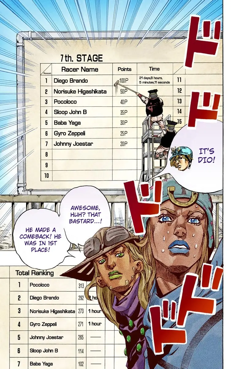 JoJo's Bizarre Adventure Steel Ball Run Colored Manga, chapter 60, page 11