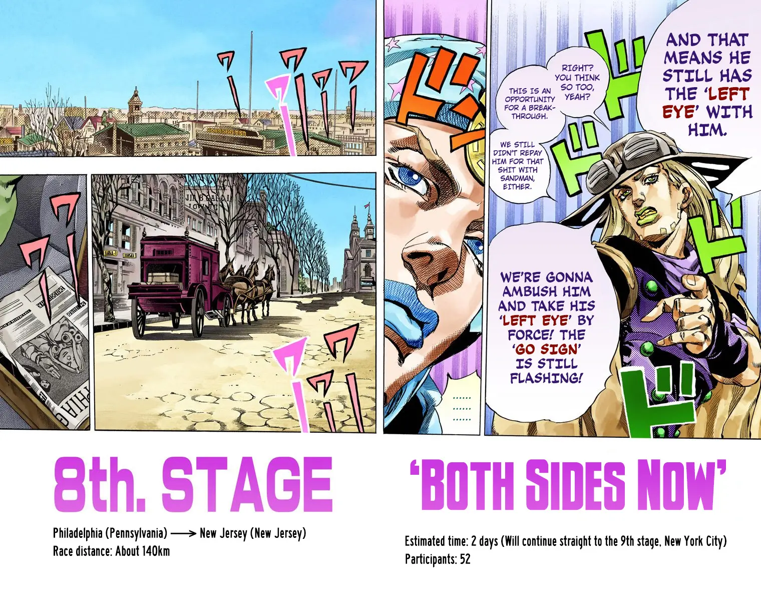 JoJo's Bizarre Adventure Steel Ball Run Colored Manga, chapter 60, page 12