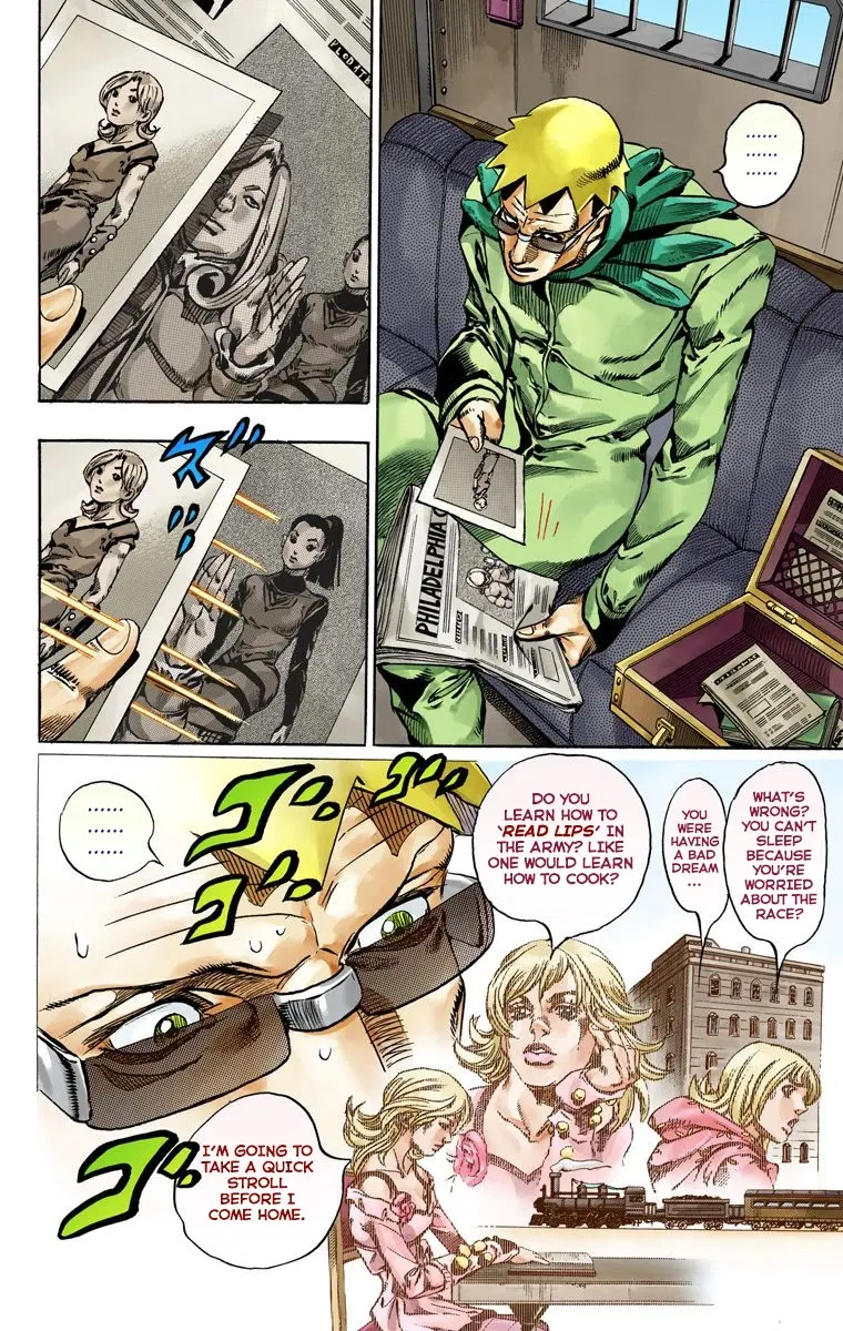 JoJo's Bizarre Adventure Steel Ball Run Colored Manga, chapter 60, page 15