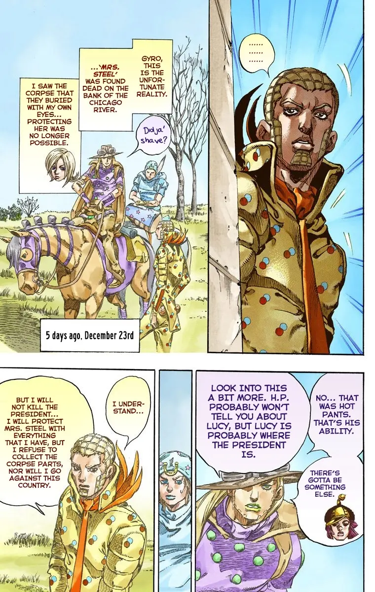 JoJo's Bizarre Adventure Steel Ball Run Colored Manga, chapter 60, page 22