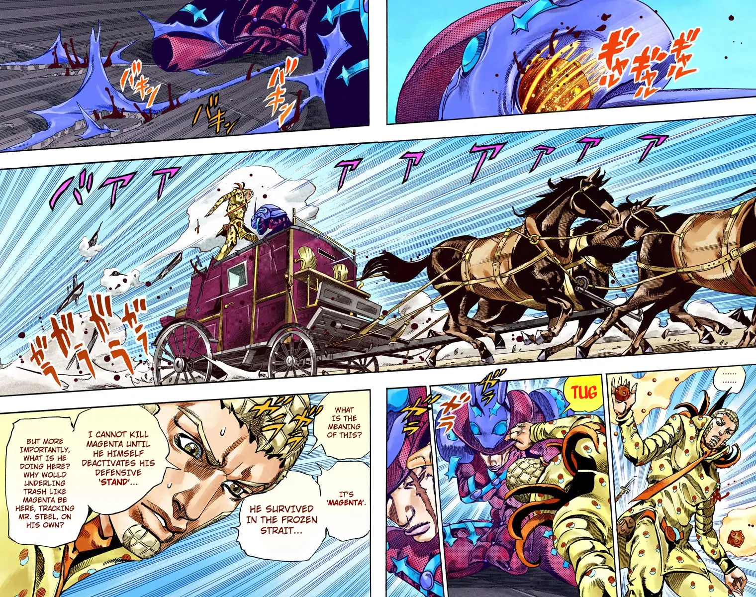 JoJo's Bizarre Adventure Steel Ball Run Colored Manga, chapter 60, page 33