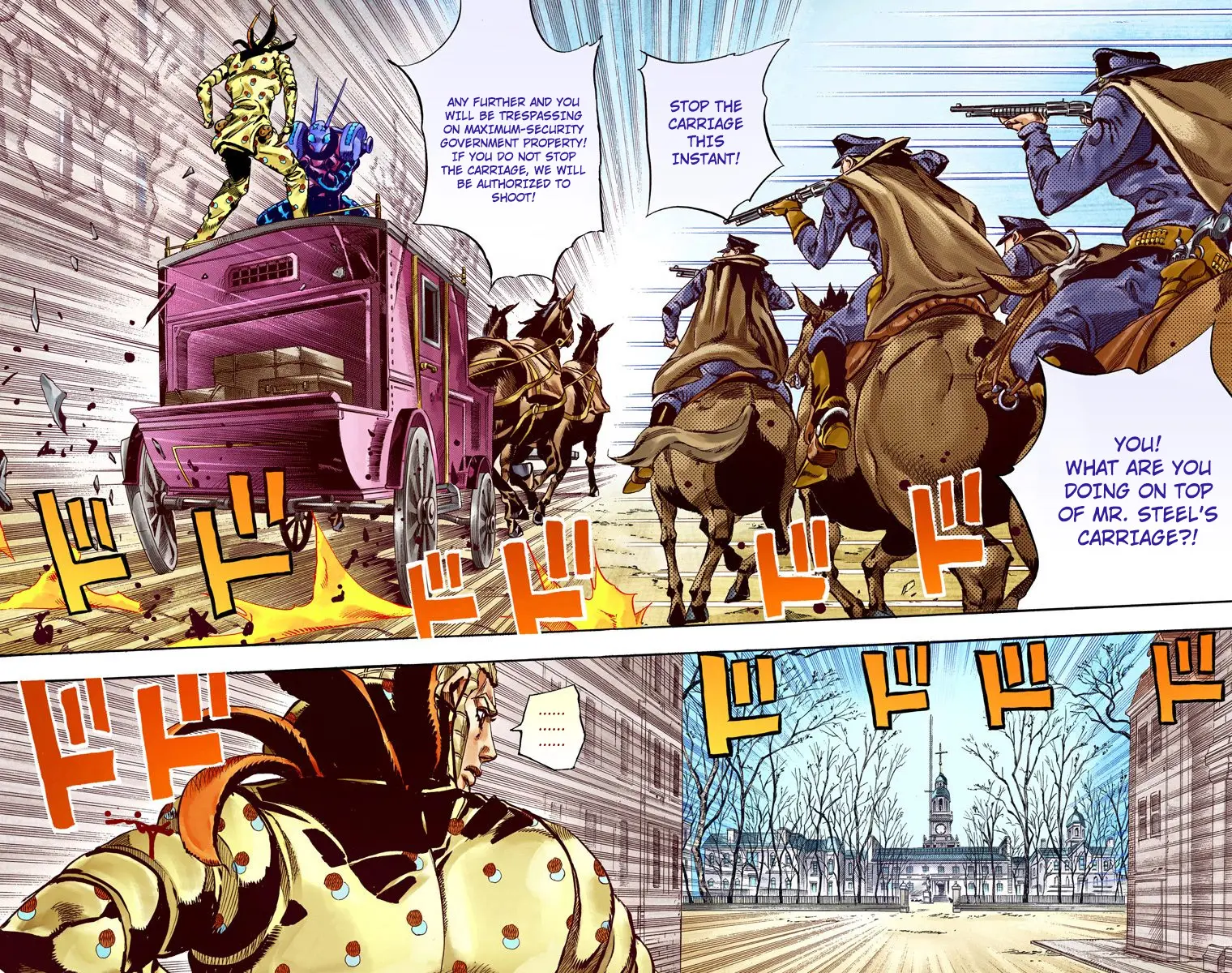 JoJo's Bizarre Adventure Steel Ball Run Colored Manga, chapter 60, page 36