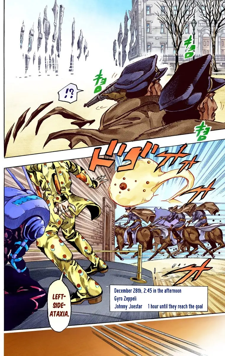 JoJo's Bizarre Adventure Steel Ball Run Colored Manga, chapter 60, page 38