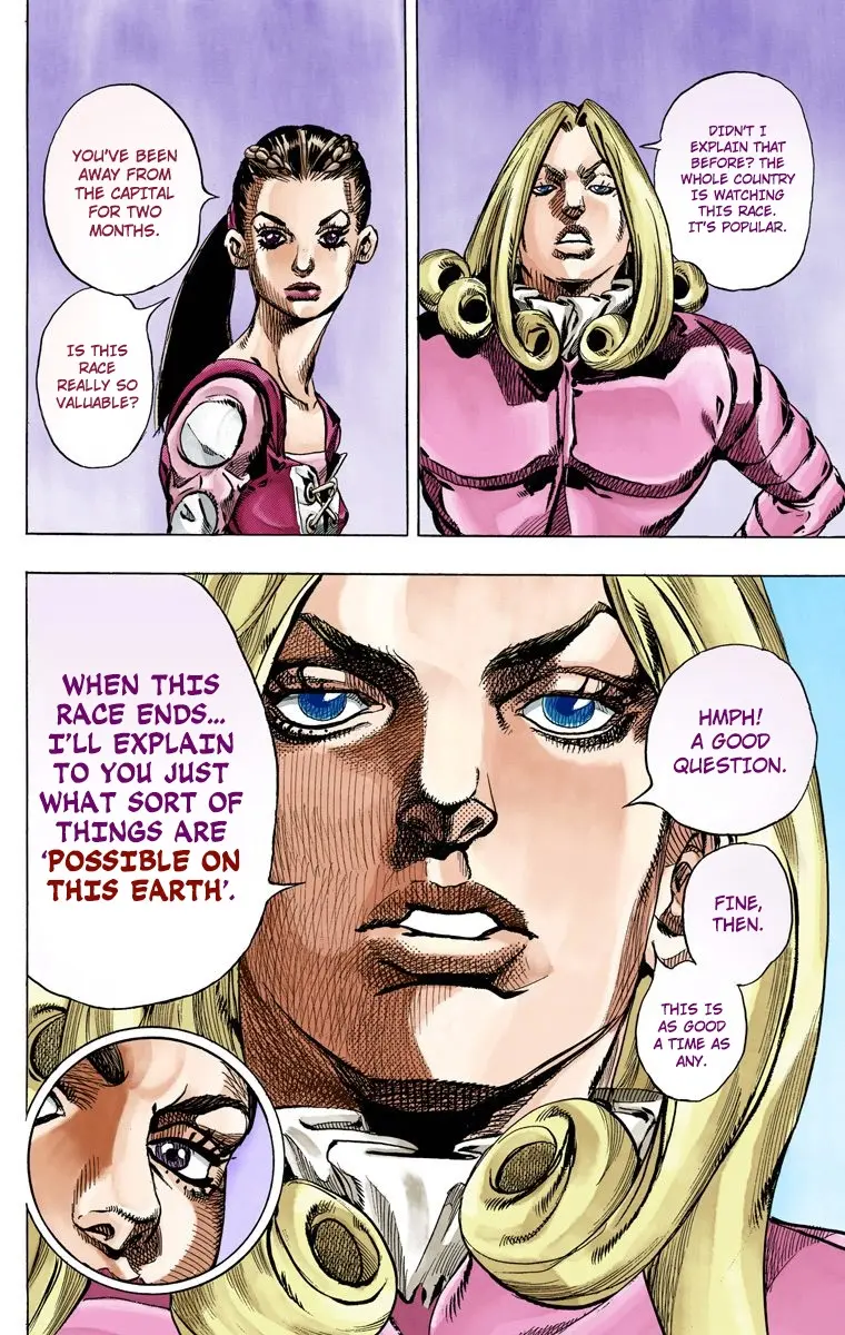 JoJo's Bizarre Adventure Steel Ball Run Colored Manga, chapter 61, page 21