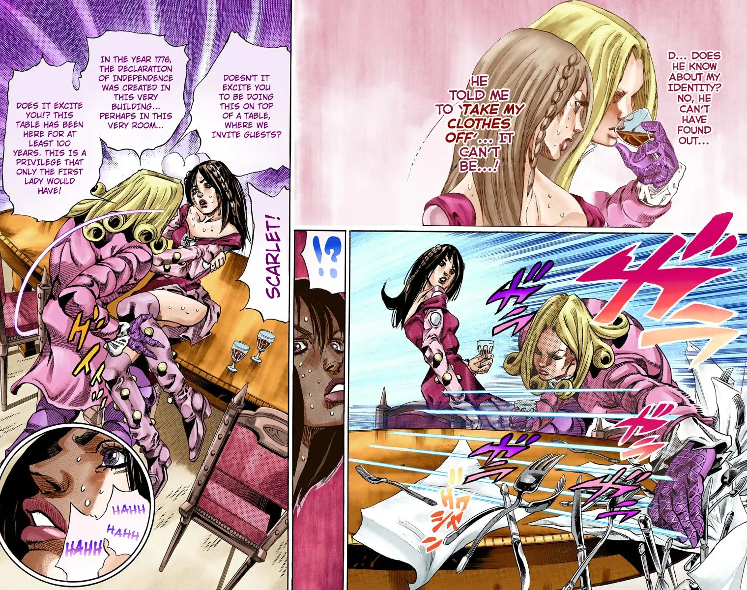 JoJo's Bizarre Adventure Steel Ball Run Colored Manga, chapter 61, page 32