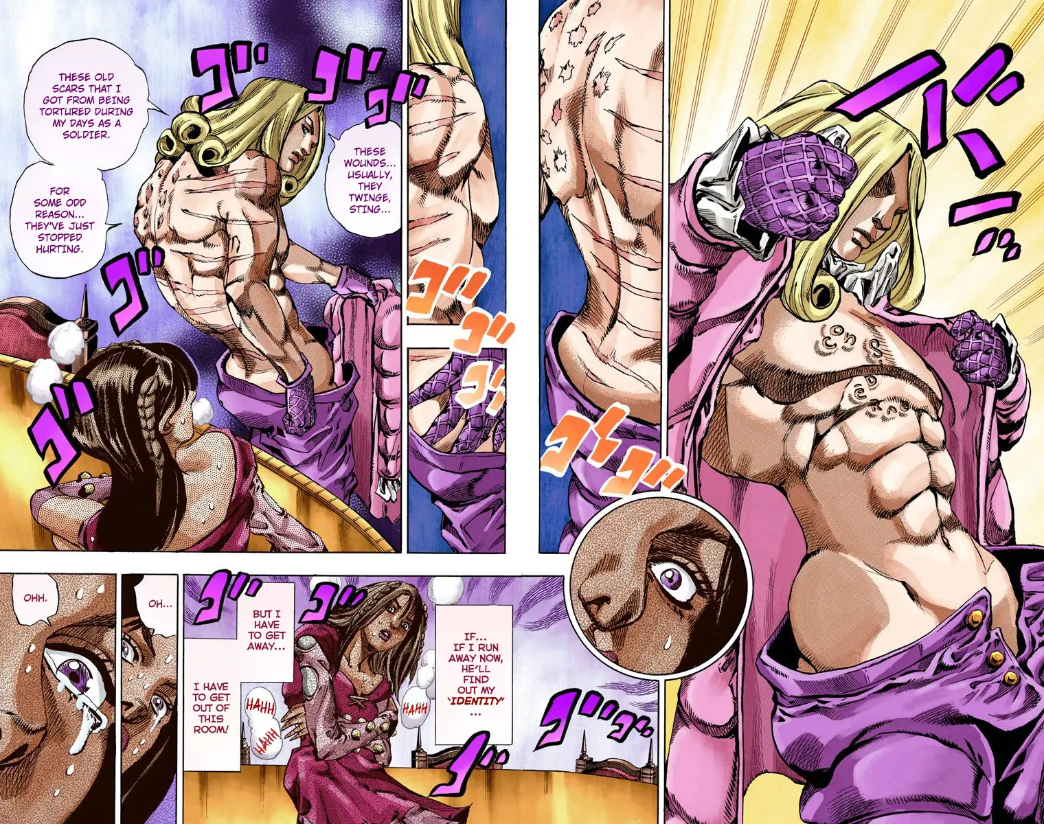 JoJo's Bizarre Adventure Steel Ball Run Colored Manga, chapter 61, page 33