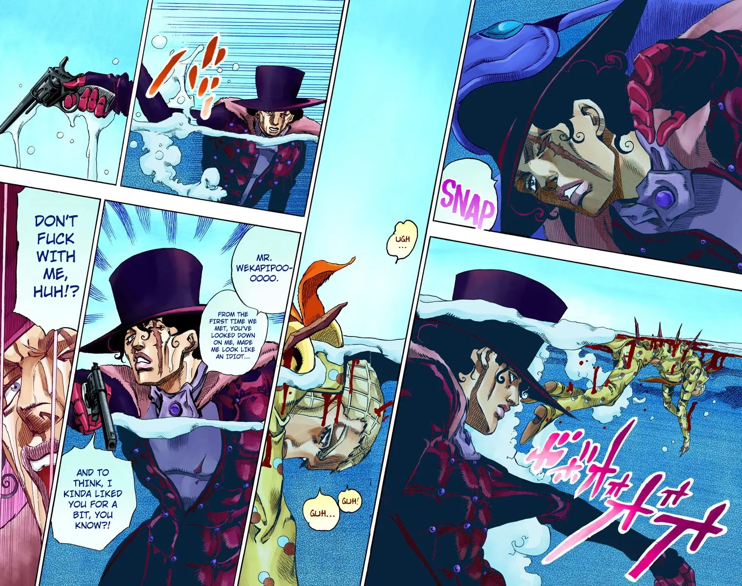 JoJo's Bizarre Adventure Steel Ball Run Colored Manga, chapter 62, page 42