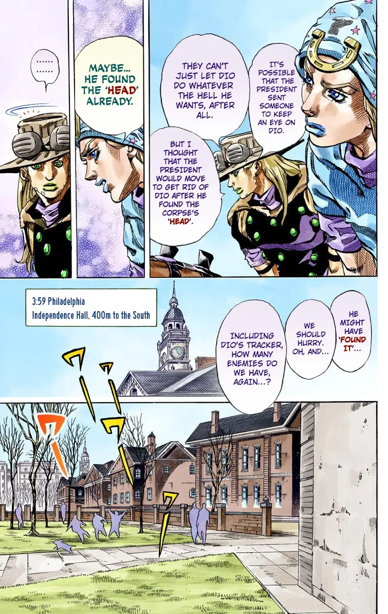 JoJo's Bizarre Adventure Steel Ball Run Colored Manga, chapter 64, page 10