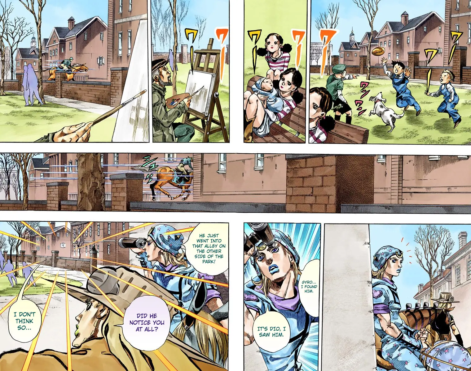 JoJo's Bizarre Adventure Steel Ball Run Colored Manga, chapter 64, page 11