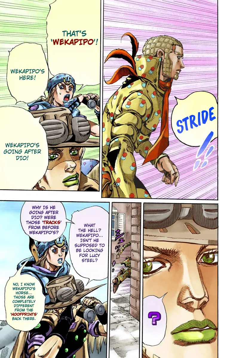 JoJo's Bizarre Adventure Steel Ball Run Colored Manga, chapter 64, page 13