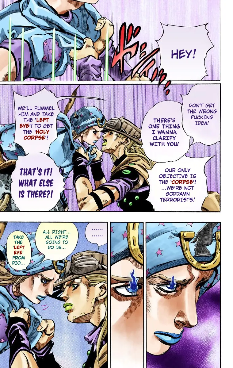 JoJo's Bizarre Adventure Steel Ball Run Colored Manga, chapter 64, page 17