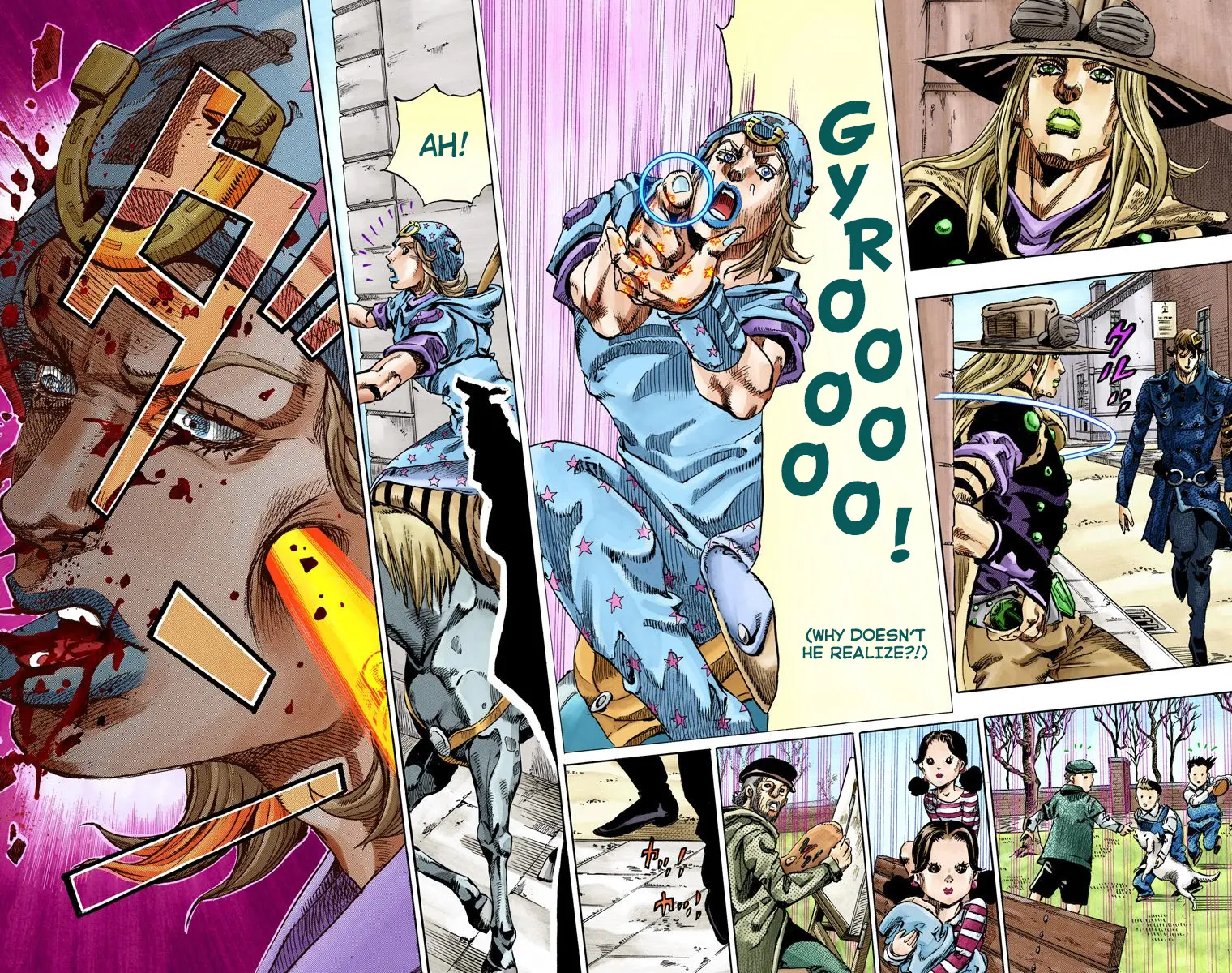 JoJo's Bizarre Adventure Steel Ball Run Colored Manga, chapter 64, page 25