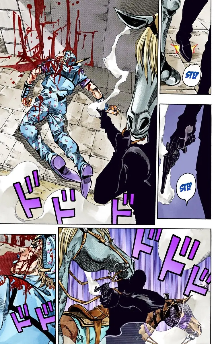JoJo's Bizarre Adventure Steel Ball Run Colored Manga, chapter 65, page 7