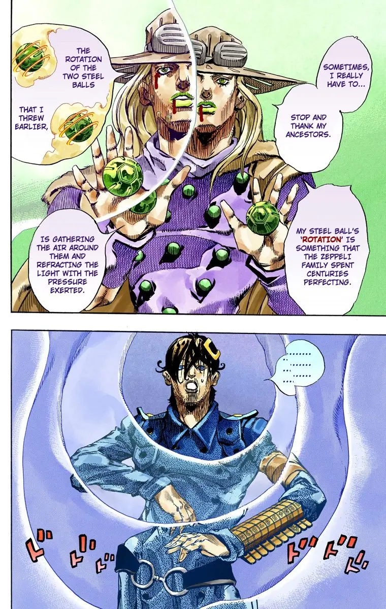 JoJo's Bizarre Adventure Steel Ball Run Colored Manga, chapter 66, page 15