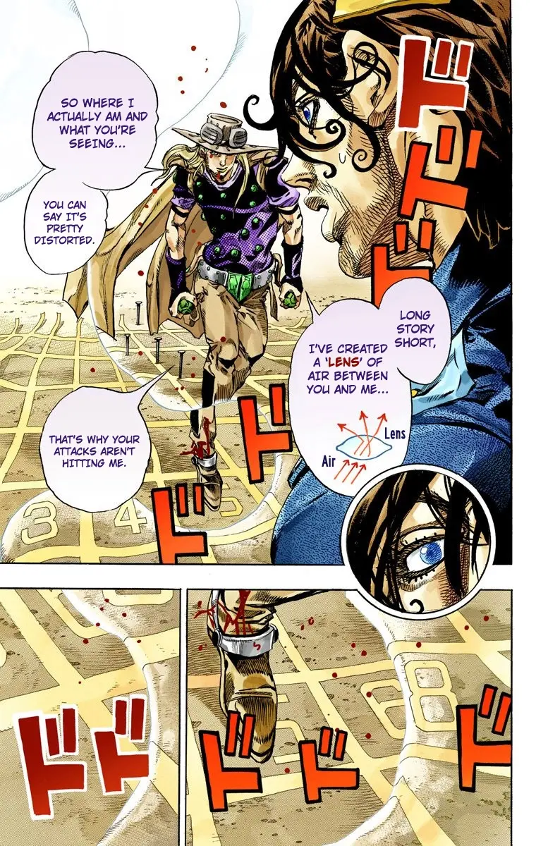JoJo's Bizarre Adventure Steel Ball Run Colored Manga, chapter 66, page 16
