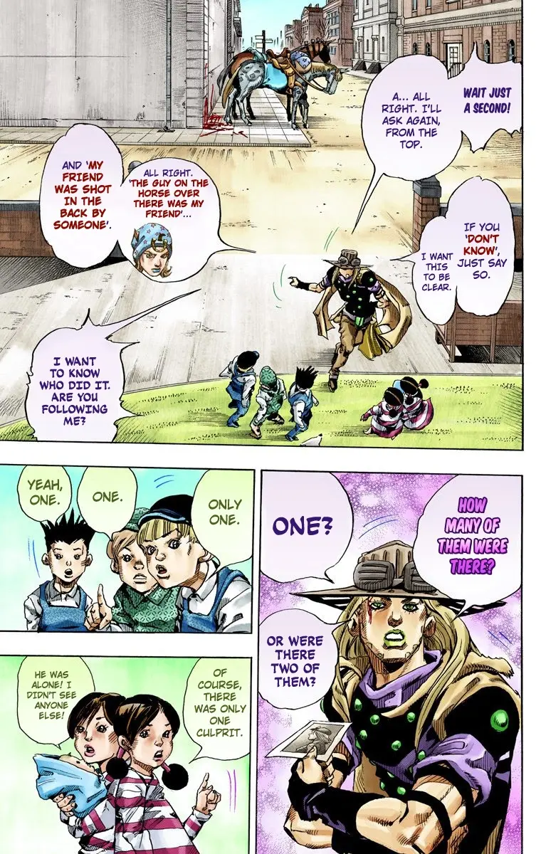 JoJo's Bizarre Adventure Steel Ball Run Colored Manga, chapter 66, page 28