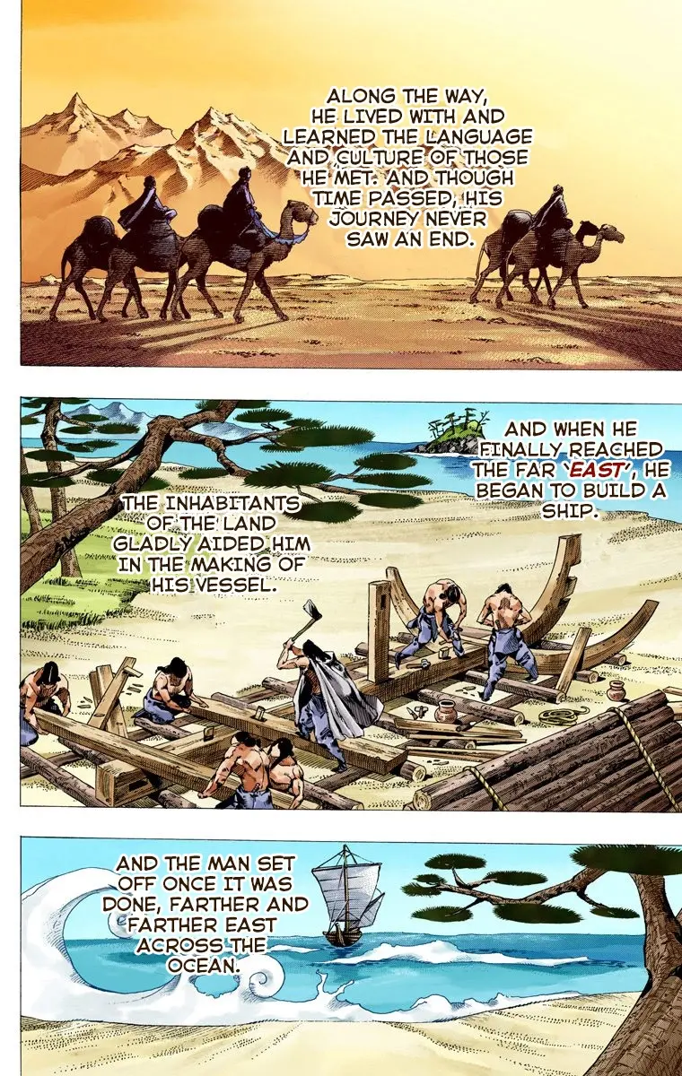JoJo's Bizarre Adventure Steel Ball Run Colored Manga, chapter 67, page 9