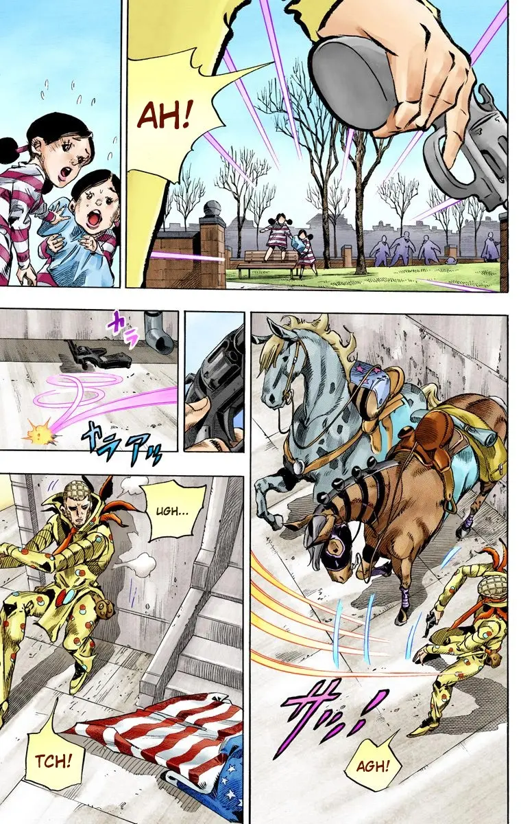 JoJo's Bizarre Adventure Steel Ball Run Colored Manga, chapter 67, page 35