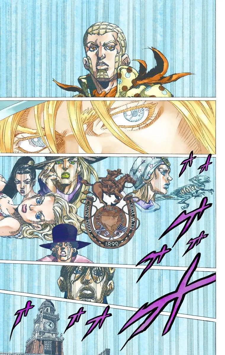 JoJo's Bizarre Adventure Steel Ball Run Colored Manga, chapter 67, page 38
