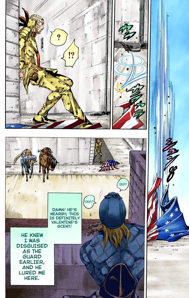 JoJo's Bizarre Adventure Steel Ball Run Colored Manga, chapter 68, page 21