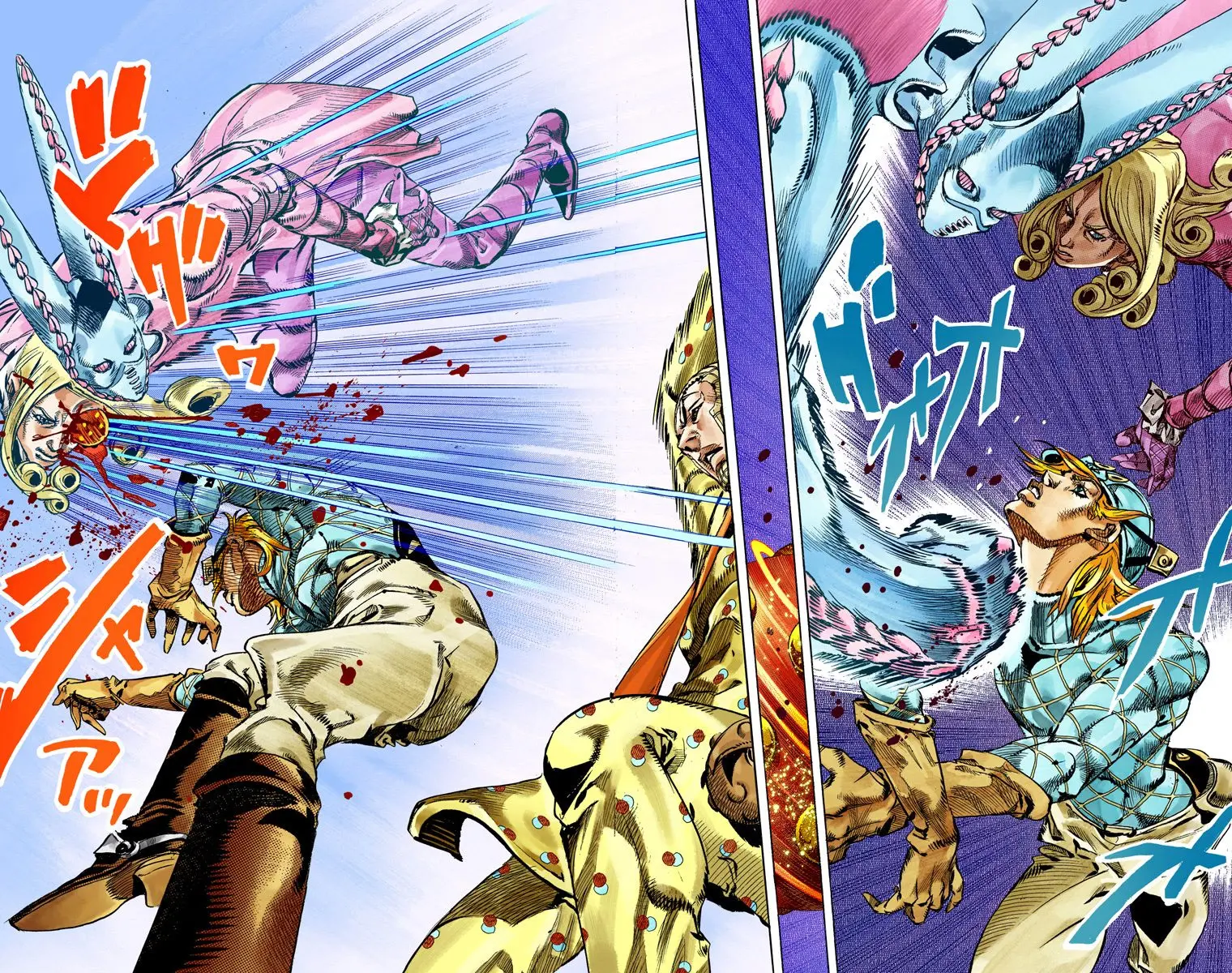 JoJo's Bizarre Adventure Steel Ball Run Colored Manga, chapter 68, page 38