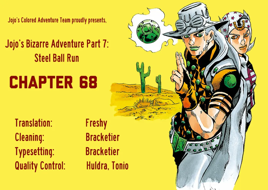 JoJo's Bizarre Adventure Steel Ball Run Colored Manga, chapter 68, page 42