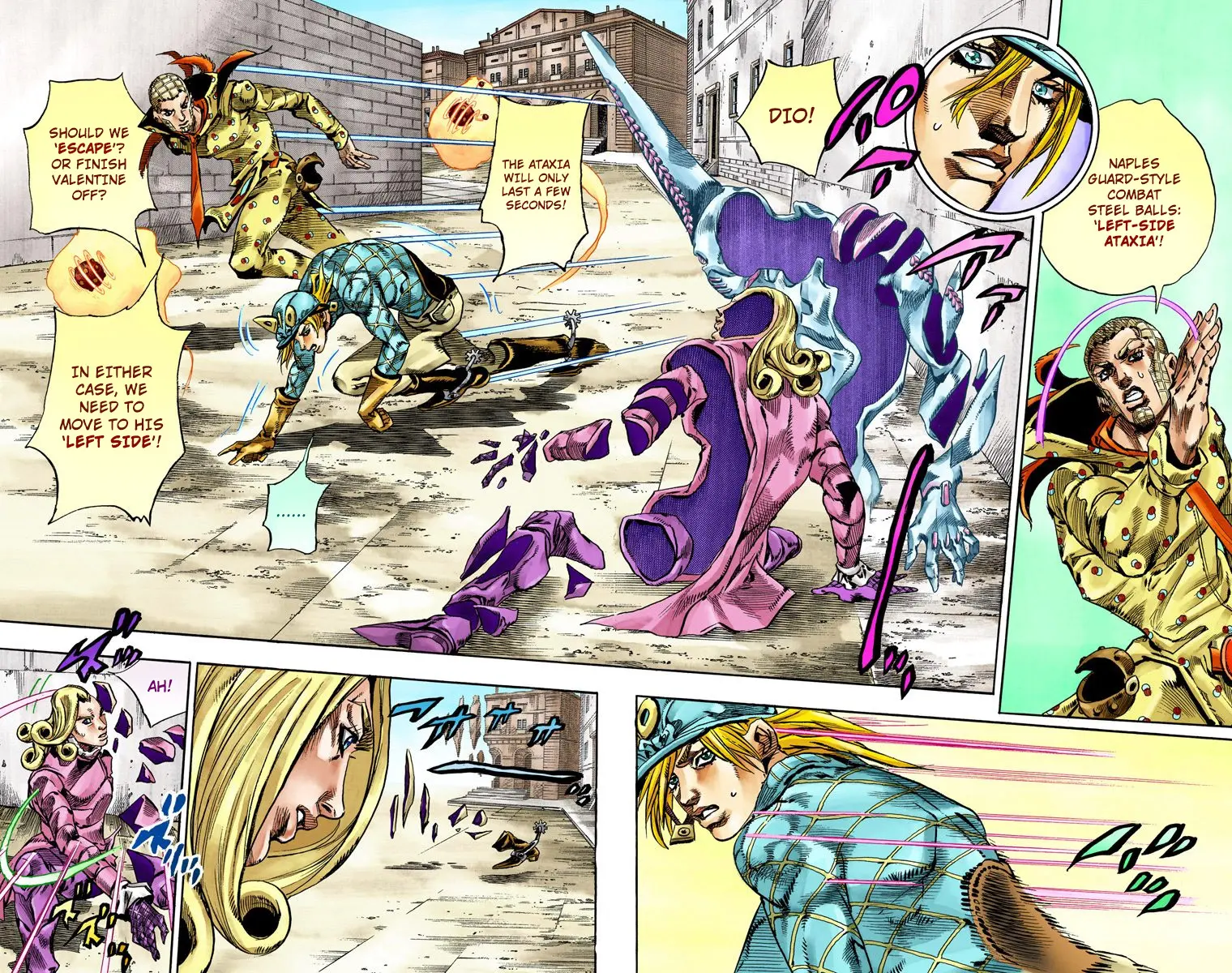 JoJo's Bizarre Adventure Steel Ball Run Colored Manga, chapter 69, page 15