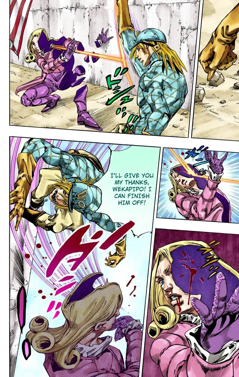 JoJo's Bizarre Adventure Steel Ball Run Colored Manga, chapter 69, page 16